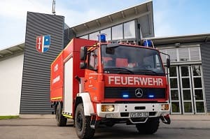 Der Schlauchwagen von schräg vorn